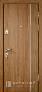 Металлическая утеплённая дверь с виноритом №25 внешняя - фото