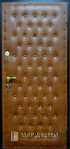 Дверь с ламинированной панелью и винилискожей №10 внешняя - фото