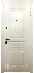 Входная дверь с терморазрывом с зеркалом №7 внешняя - фото