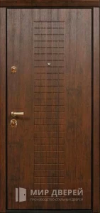 Металлическая дверь с усиленным замком №41 внешняя - фото