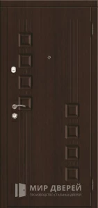 Металлическая дверь в квартиру МДФ №361 внешняя - фото