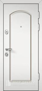 Дверь входная металлическая светлая №23 внешняя - фото