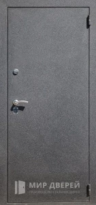 Взломостойкая входная дверь в дом цвет антик серебро №23 внешняя - фото