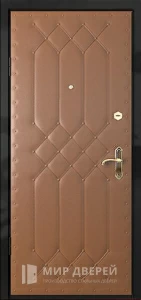 Входная дверь с винилискожей №19 внутренняя - фото