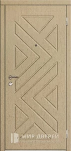 Стальная дверь с МДФ панелью на дачу №29 внешняя - фото