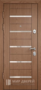 Дверь наружная металлическая утепленная №32 внутренняя - фото