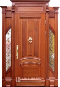 Металлическая эксклюзивная дверь для ресторана №31 внешняя - фото