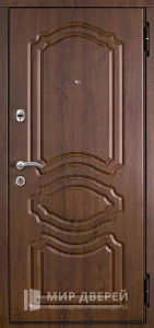 Входная дверь в частный дом на заказ №48 внешняя - фото