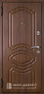 Металлическая утепленная дверь с отделкой МДФ №23 внутренняя - фото