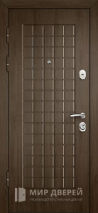 Уличная одностворчатая входная дверь №6 внутренняя - фото