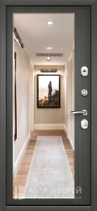 Металлическая дверь в квартиру с антивандальным покрытием №23 внутренняя - фото