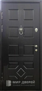 Дверь уличная с защитой от промерзания №10 внутренняя - фото