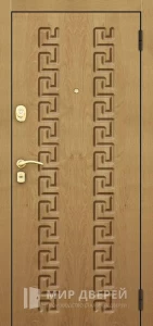 Дверь уличная с защитой от промерзания №10 внешняя - фото